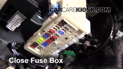 Interior Fuse Box Location: 2007-2011 Toyota Yaris - 2011